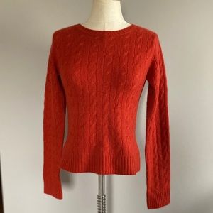 Lilly Pulitzer Cable Knit Cashmere Sweater Size XS